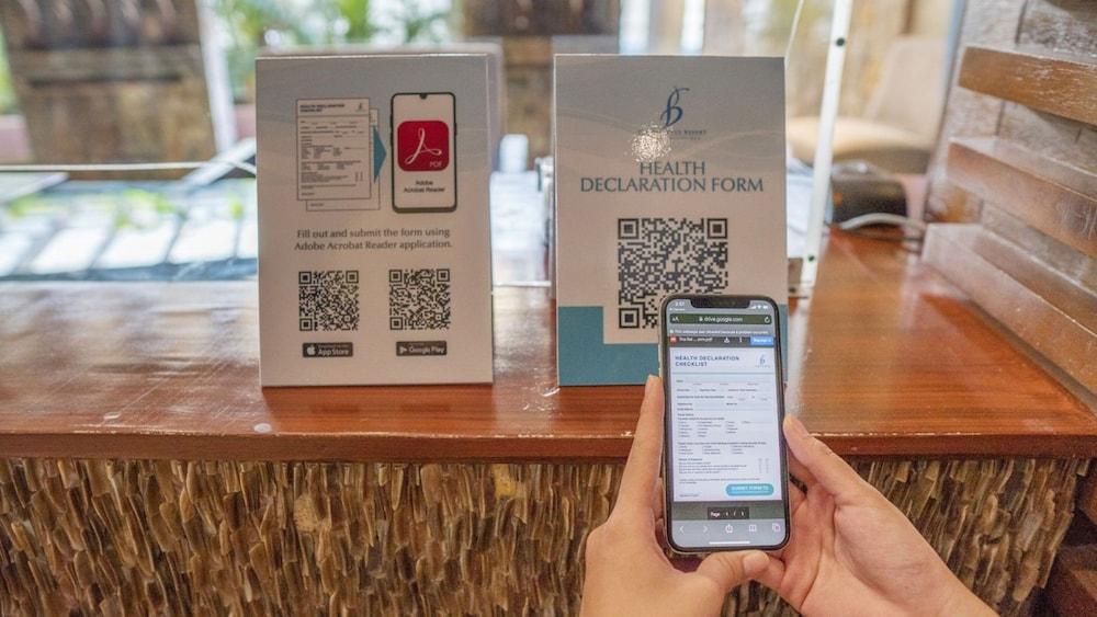 The Bellevue Resort Panglao Εξωτερικό φωτογραφία QR code check-in system